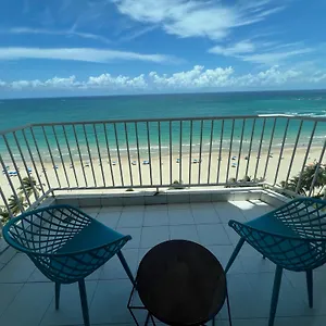 Gorgeous Ocean View 1br W/beach Acess & Pool San Juan